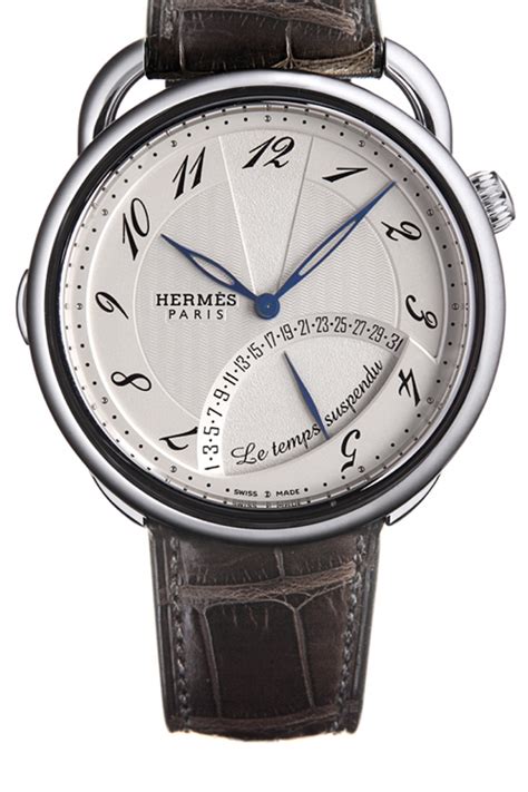 hermes temps suspendu|montre arceau Hermes temps suspendu.